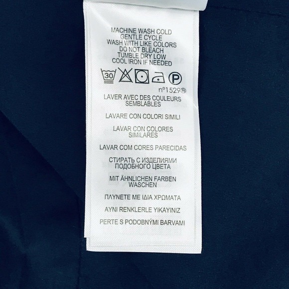 Polo Ralph Lauren 2 Dress Indigo Blue Tie Front - Picture 6 of 6